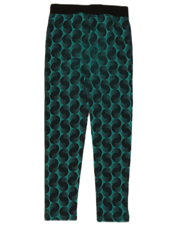 Legginsy Puma Dziewczęce 9-10 lat Średniozielony geometryczny poliester