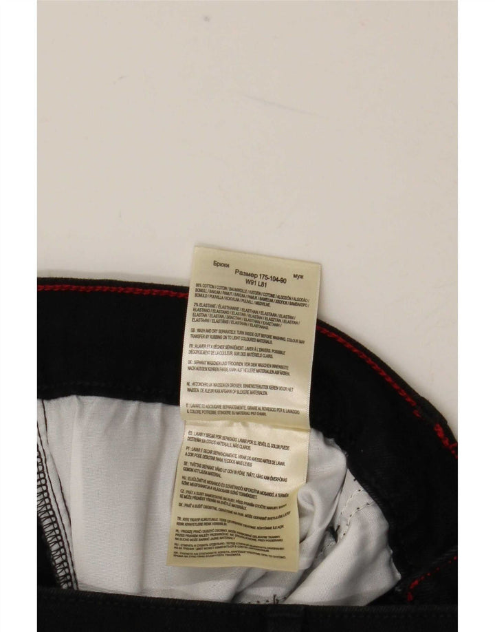 Damskie jeansy Wrangler Regular Straight W36 L32 Czarne bawełniane