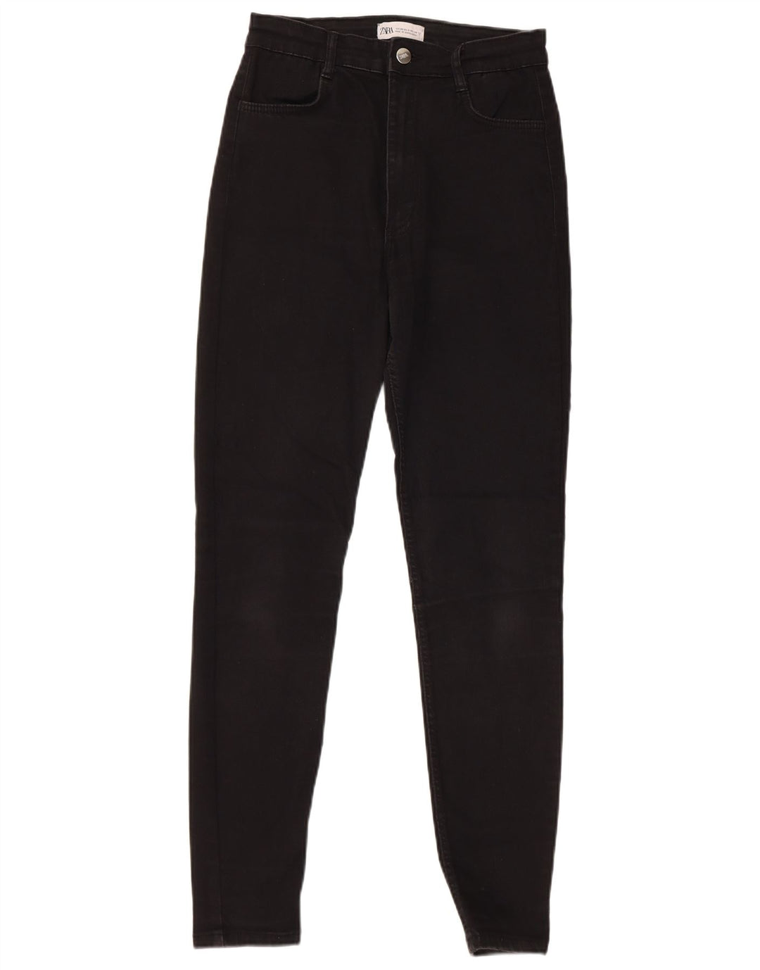 Damskie jeansy skinny ZARA EU 38 Small W28 L28 Czarna bawełna
