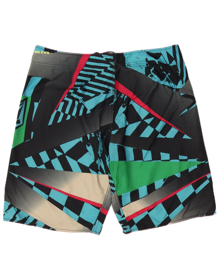 Męskie spodenki kąpielowe Volcom XL, wielokolorowy, geometryczny poliester