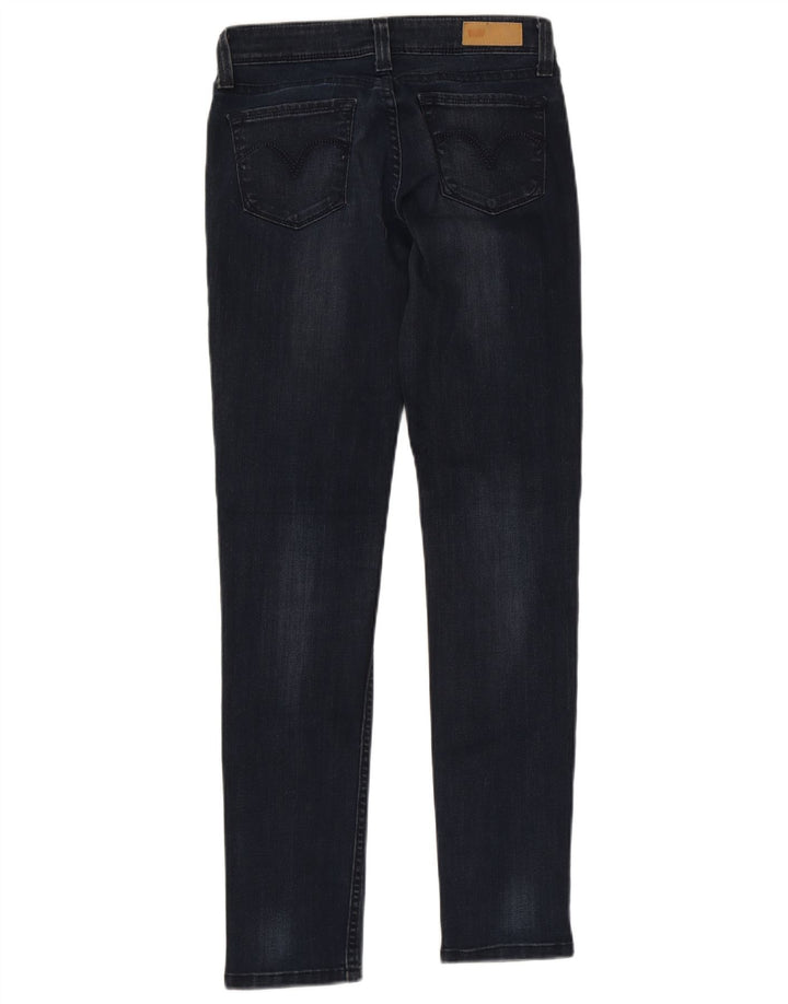 Damskie jeansy Levi's Slim W27 L32 Granatowa bawełna