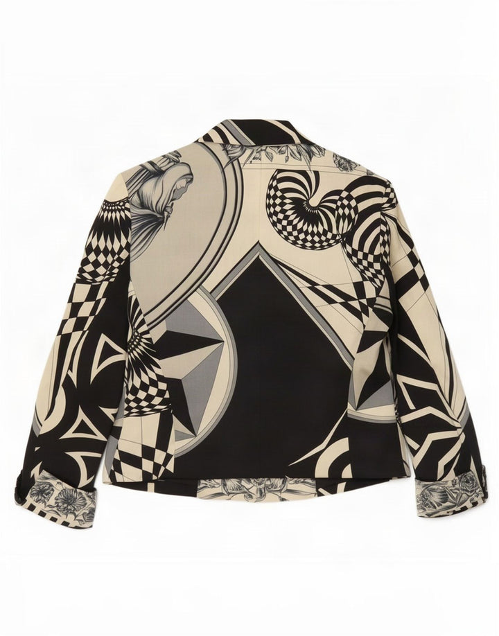 Damska marynarka graficzna Versus By Gianni Versace EU 44 Large Beige Des