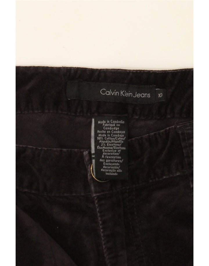 Damskie spodnie casual Calvin Klein US 10 Medium W30 L29 Czarna bawełna