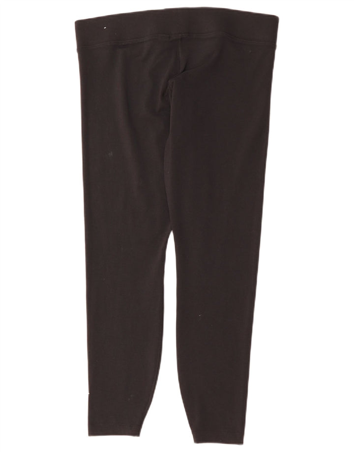 Legginsy damskie Nike UK 14, duże, czarne, bawełniane