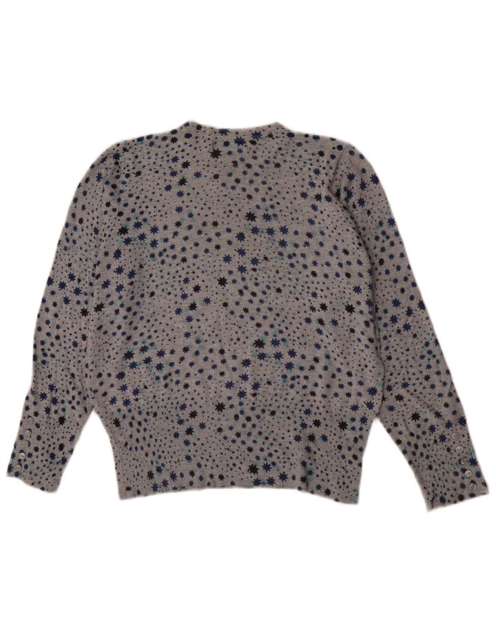 Sweter damski Marks & Spencer z okrągłym dekoltem, UK 12, średni szary