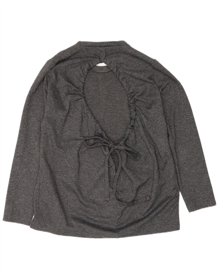 Damska bluzka oversize z długim rękawem Zara UK 10 Small Grey