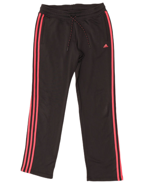 Damskie spodnie dresowe Adidas Climalite UK 12/14 Średni czarny poliester