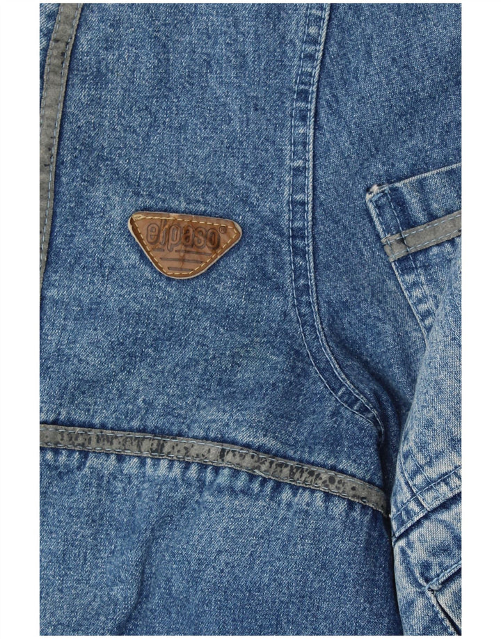 Męska kurtka dżinsowa Sherpa VINTAGE UK 42 XL niebieska