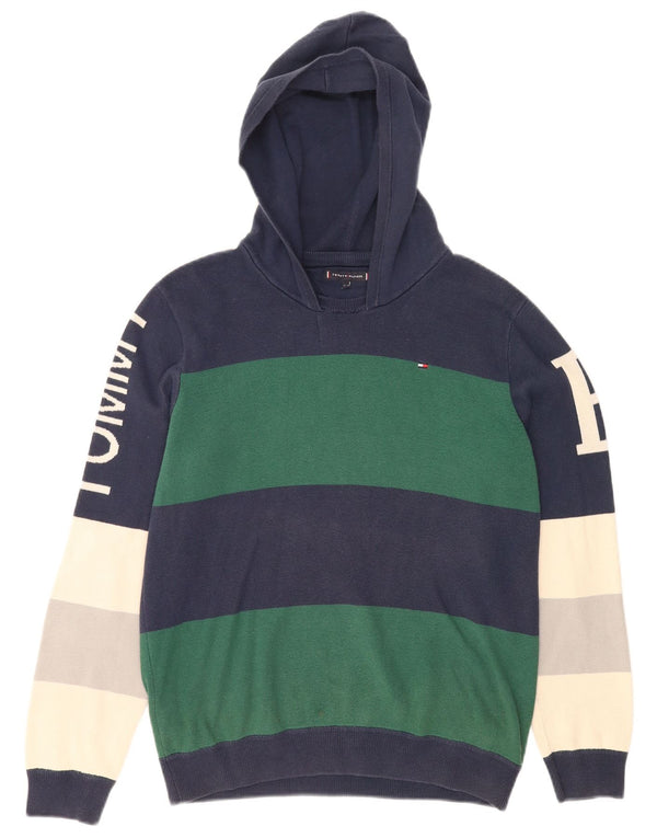 Chłopięcy sweter Tommy Hilfiger z grafiką 15-16 lat, wielokolorowy, z blokami kolorów
