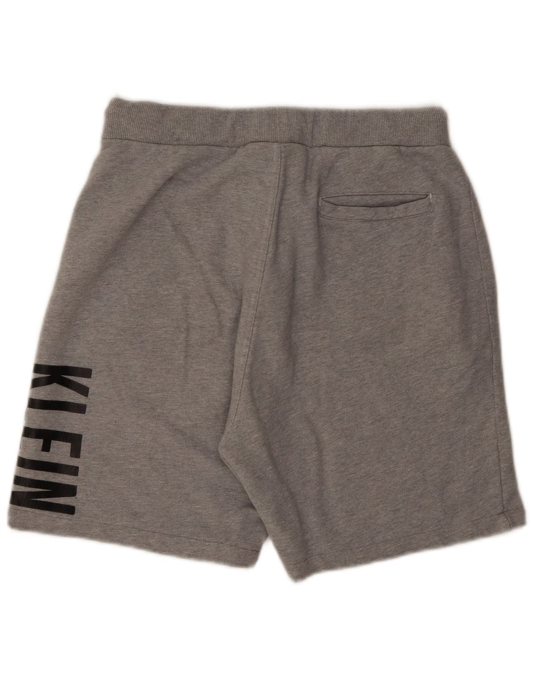 Męskie spodenki sportowe Calvin Klein z grafiką, duże, szare, bawełniane