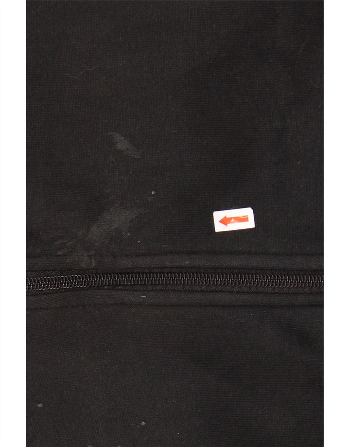 Męski sweter z kapturem i zamkiem NIKE, duży, czarny, bawełniany