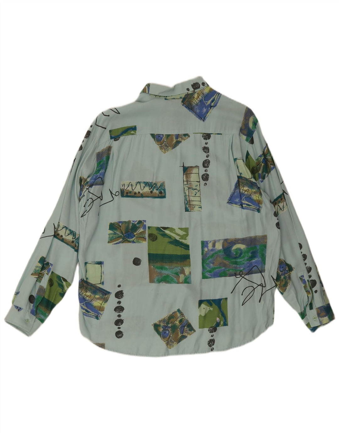 Koszula męska Nazzareno G. Duży niebieski patchwork