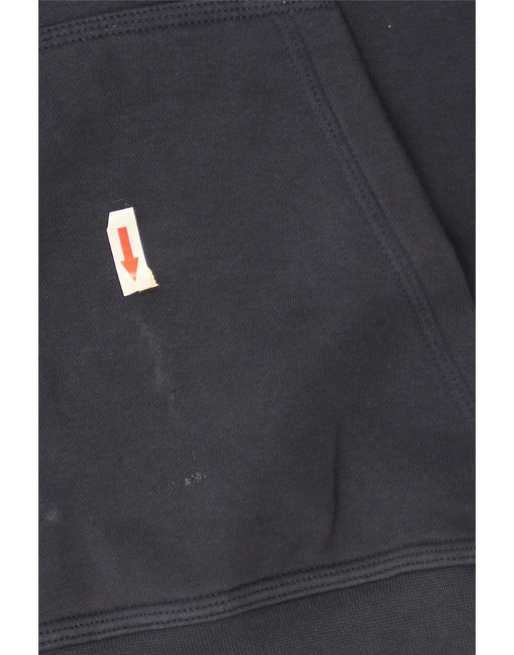 Męski sweter z kapturem Nike, mały, granatowy, bawełniany