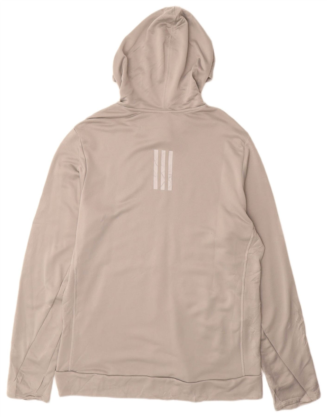 Adidas Męska bluza dresowa, duża, szara, poliestrowa