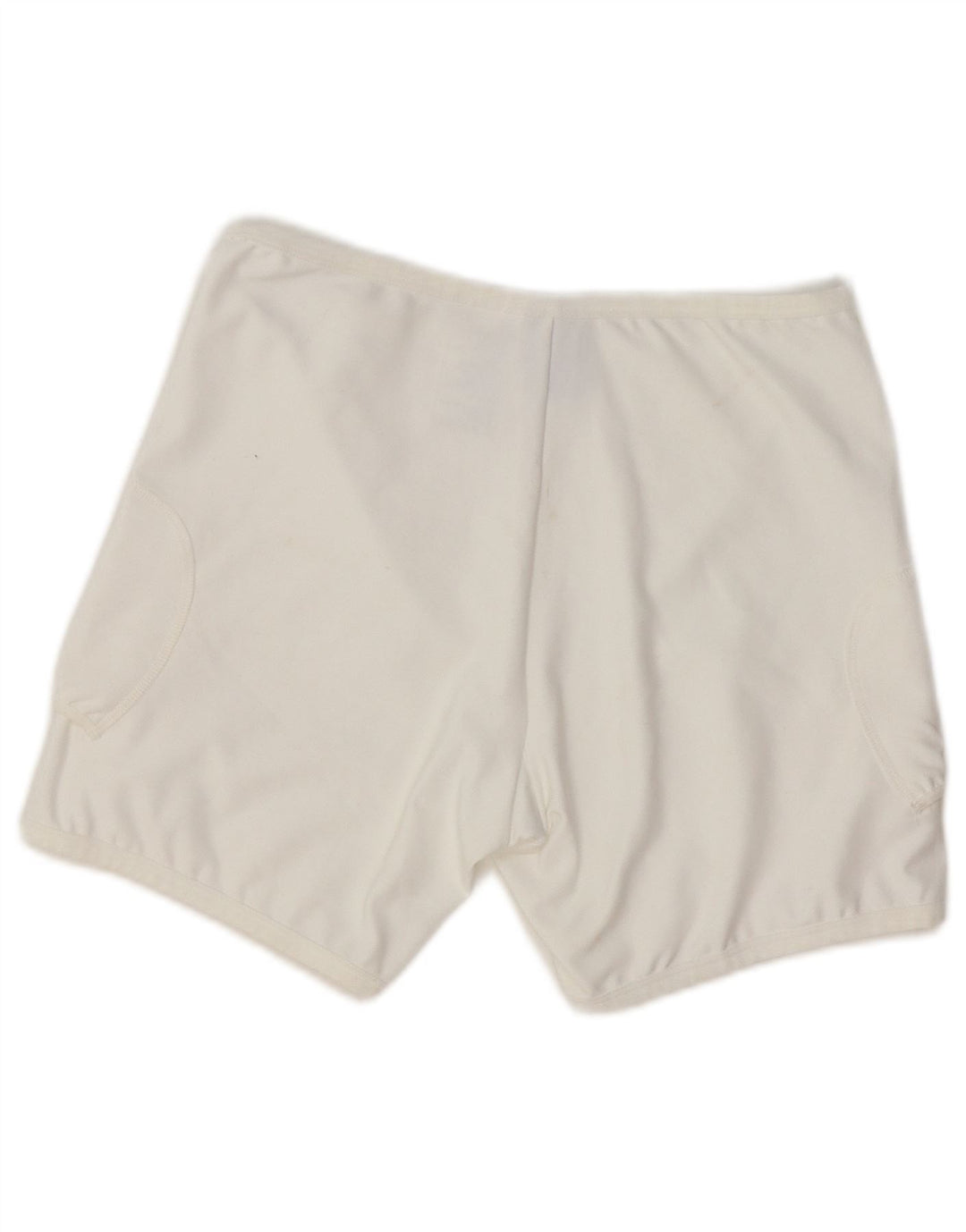 Damskie spodenki sportowe NIKE Dri Fit UK 12, średni biały poliester