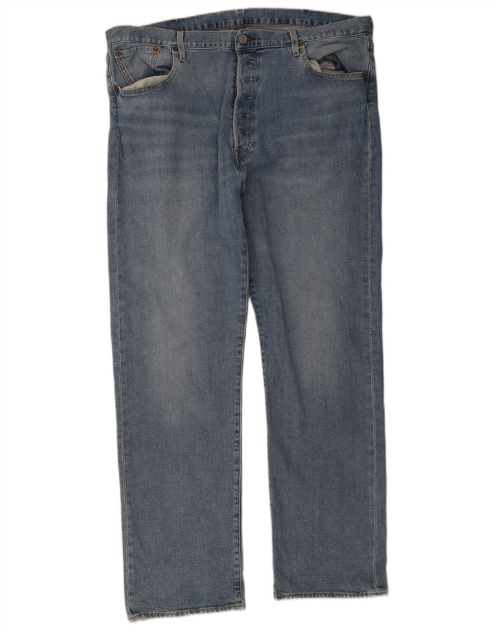 Męskie jeansy Levi's 501 Straight W40 L32 Niebieskie bawełniane