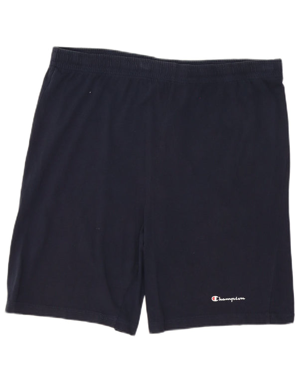 Champion Mens Sport Shorts 3XL Navy Blue Cotton