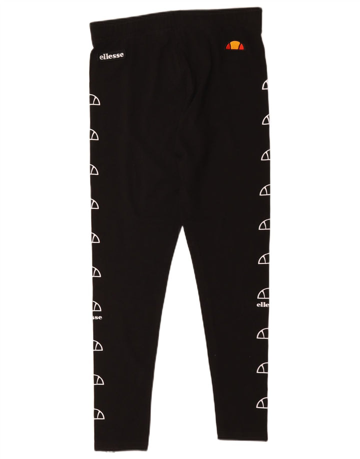 Damskie legginsy graficzne Ellesse UK 14, duże, czarne