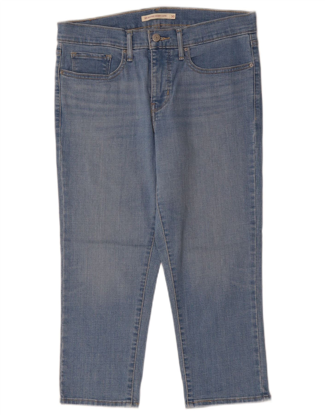 Damskie jeansy Levi's 311 Shaping Skinny Capri W30 L22 Niebieskie