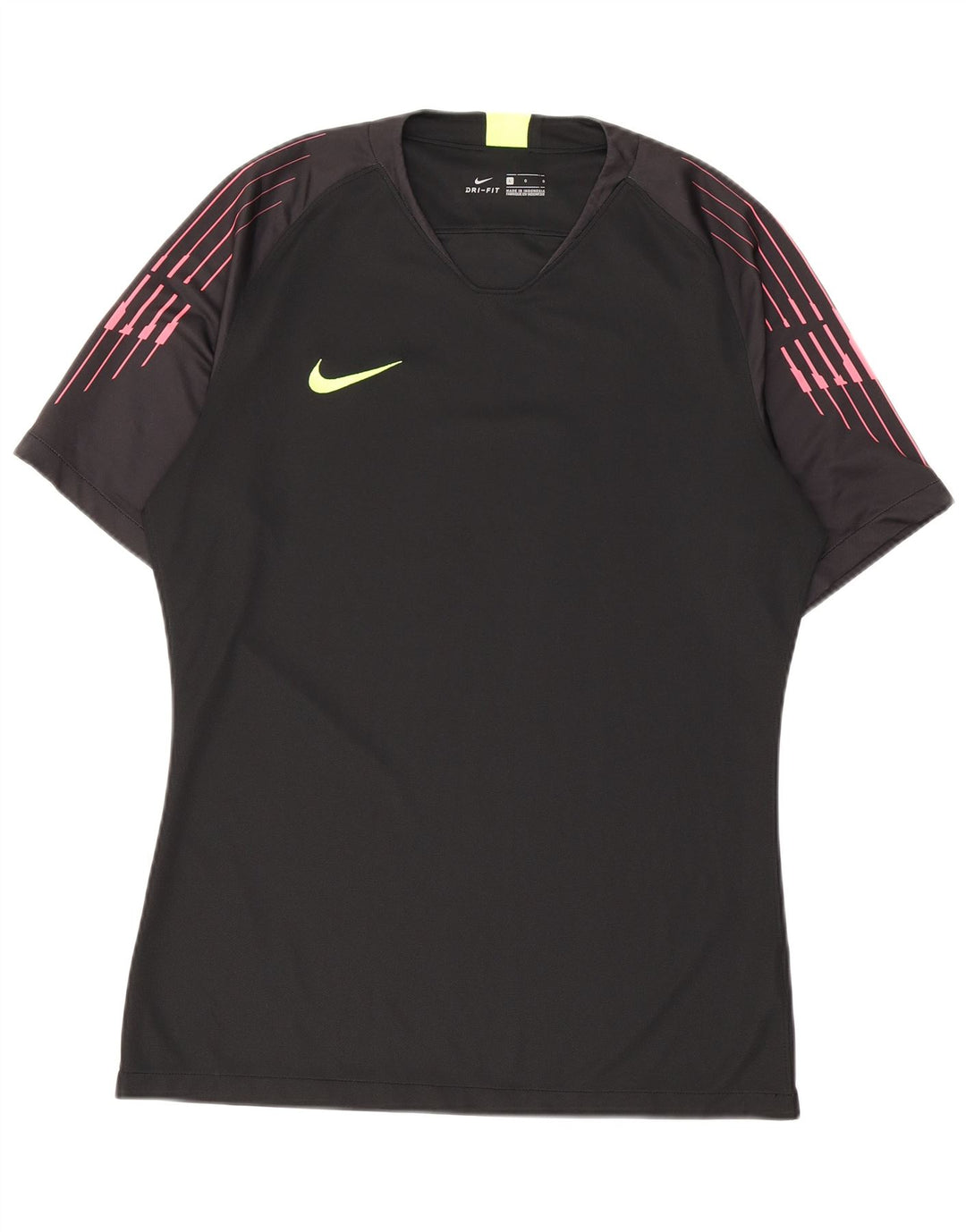 Męski T-shirt Nike Dri Fit, duży, poliestrowy, w czarne paski