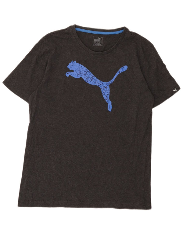 Męski T-shirt Puma z grafiką, średni szary