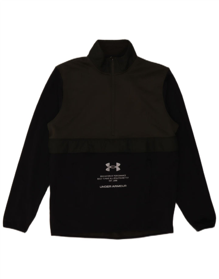 Męski sweter z grafiką UNDER ARMOUR Cold Gear, kolor khaki