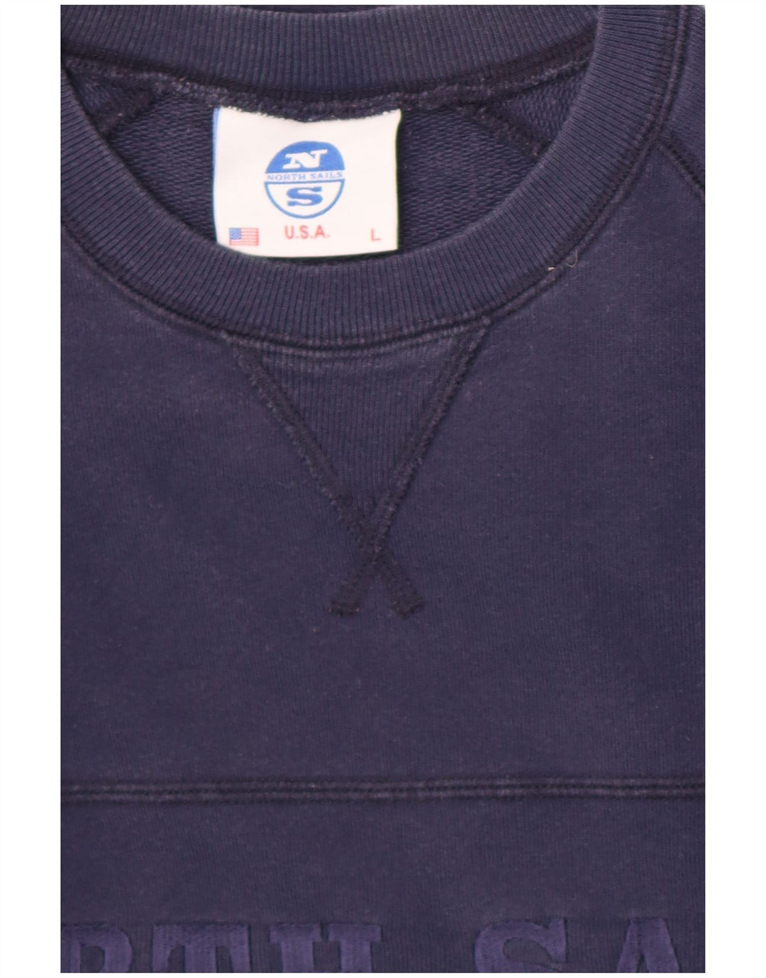Męska bluza z kapturem North Sails Graphic, duża, granatowa