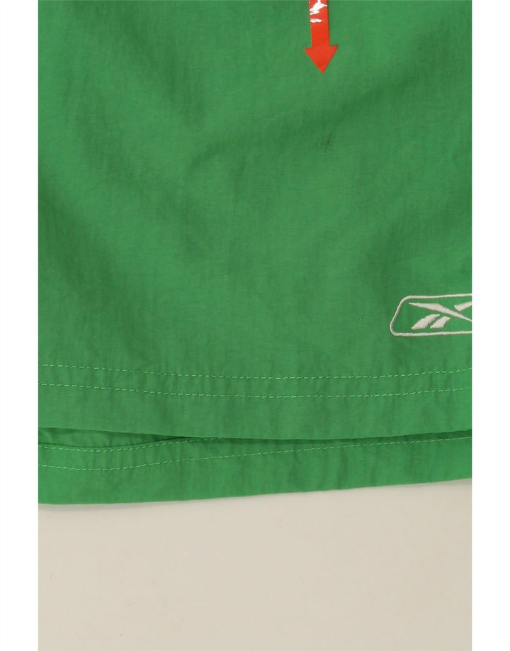 REEBOK Mens Swimming Shorts Large Green Nylon Vintage Reebok and Second-Hand Reebok from Messina Hembry 