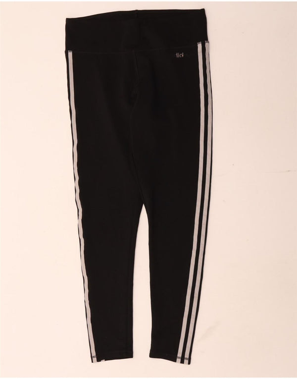 Legginsy Adidas Damskie Climalite Capri UK 12/14 Średni Czarny