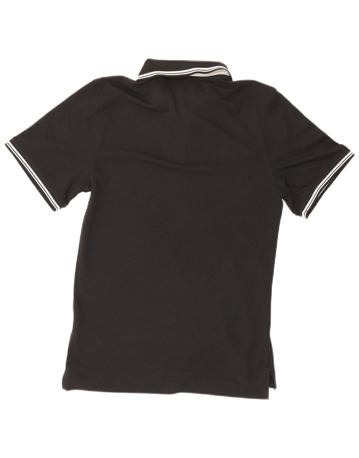 Męska koszulka polo NIKE Dri Fit, mała, czarna, z poliestru