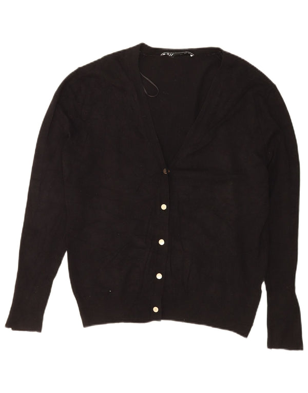 Sweter damski Zara Cardigan UK 14, duży, czarny