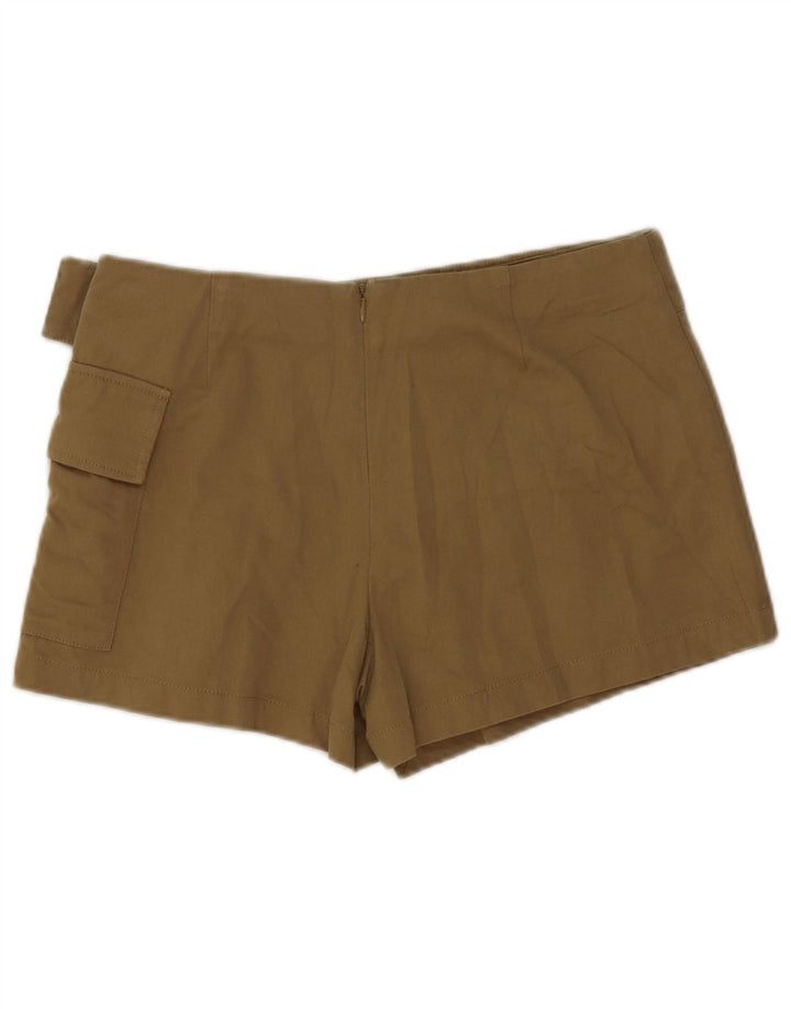 Damskie spodenki cargo Zara, średnie W28, bawełna khaki