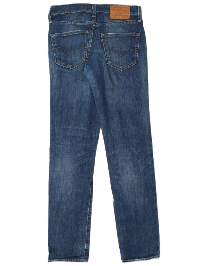 Męskie jeansy Levi's 511 Slim W28 L32 Niebieskie bawełniane
