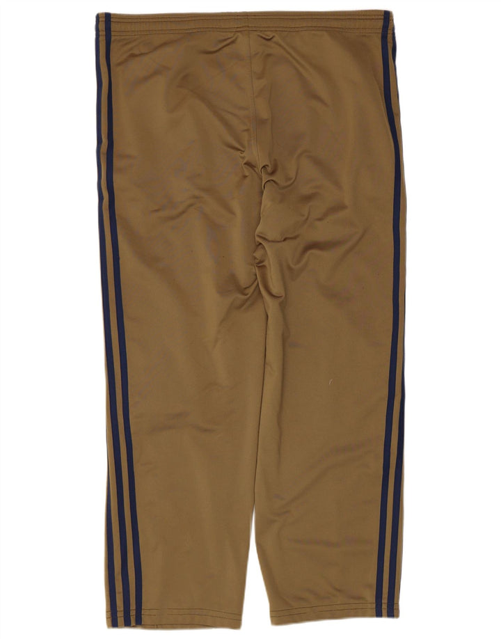 Męskie spodnie dresowe Adidas UK 36/38, małe, khaki, poliester