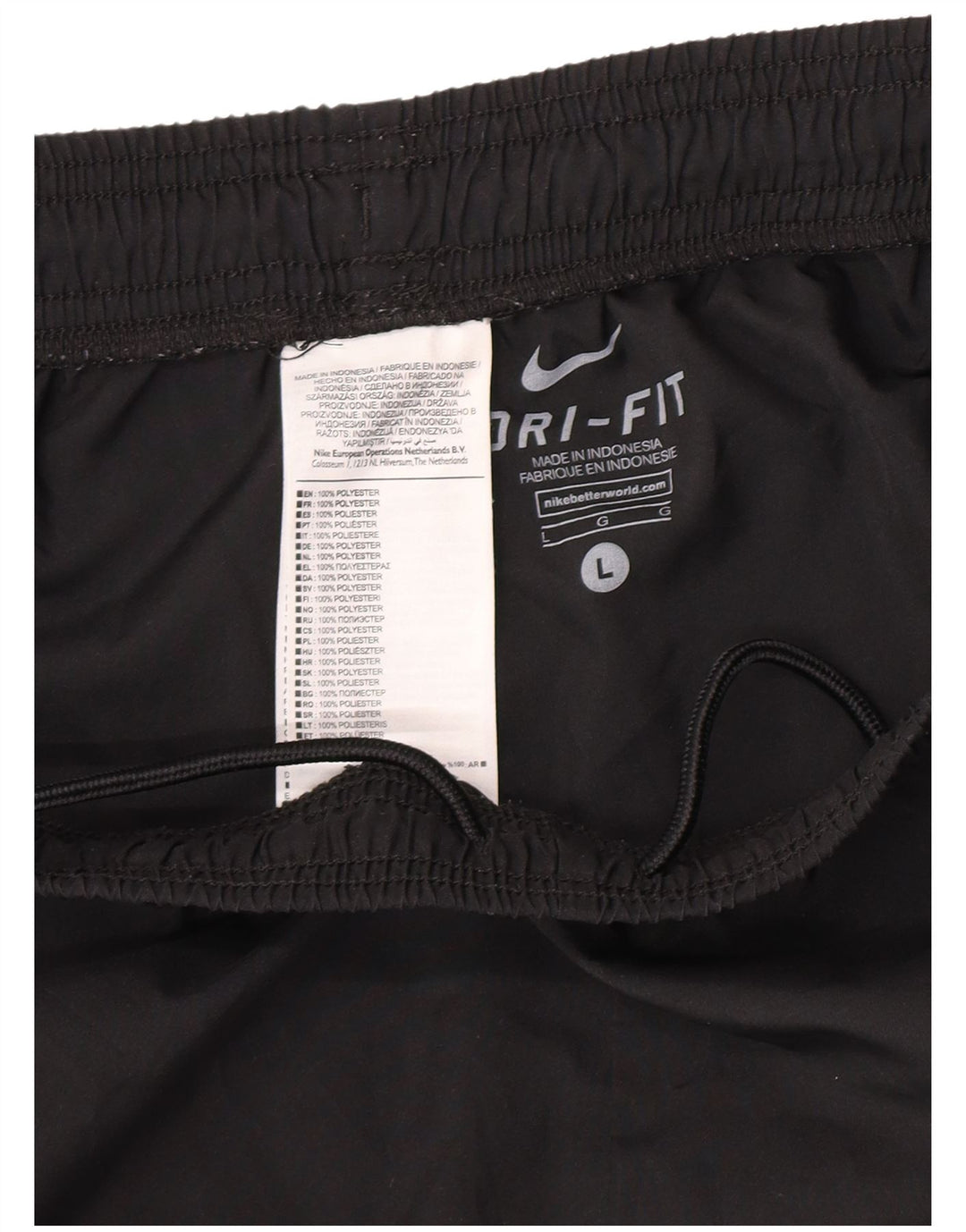 Męskie spodenki sportowe Nike Ascoli Calcio 1898, duże, czarne, poliestrowe