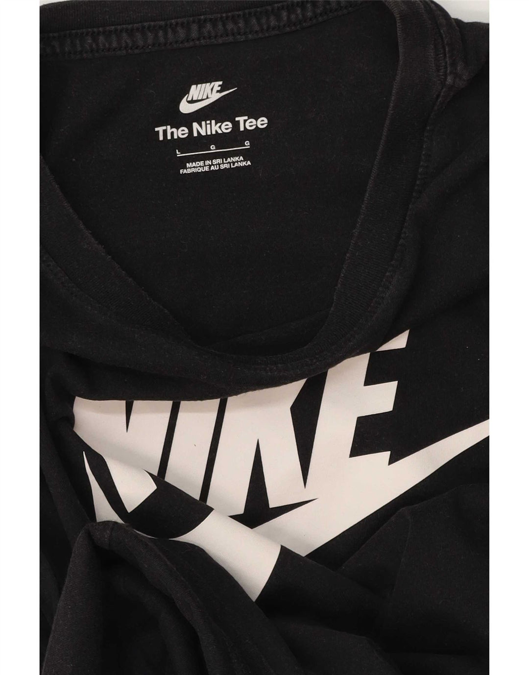 Męski T-shirt z grafiką Nike, duży, czarny