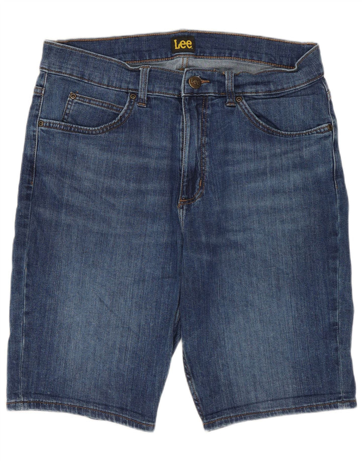 Męskie spodenki jeansowe Lee W33, duże, niebieskie, bawełniane