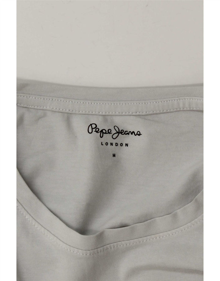 Damski top z grafiką PEPE Jeans z długim rękawem, UK 14, średni szary