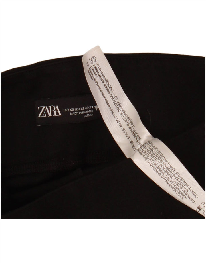 Legginsy damskie Zara UK 6 XS Czarna wiskoza