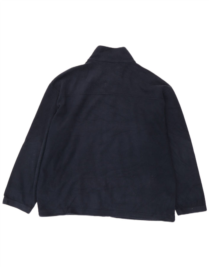 Męska kurtka polarowa Marks & Spencer UK 42 XL, granatowa, poliestrowa