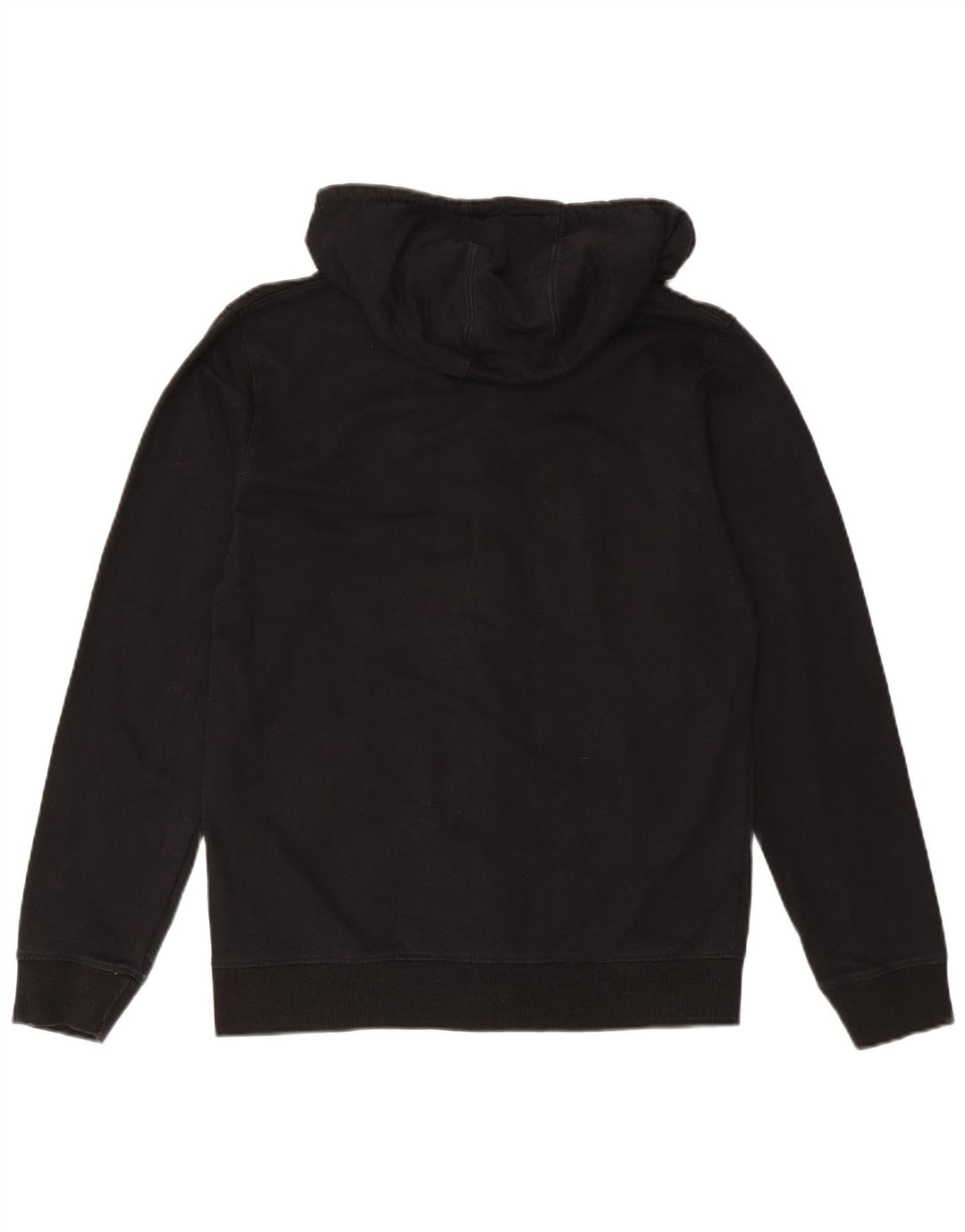 CONVERSE Męski sweter z kapturem i zamkiem błyskawicznym, mały, czarny, bawełniany