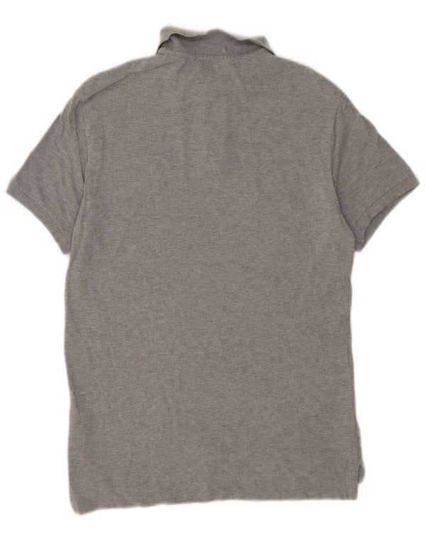 POLO RALPH LAUREN Męska koszulka polo slim fit, średnioszara, bawełniana