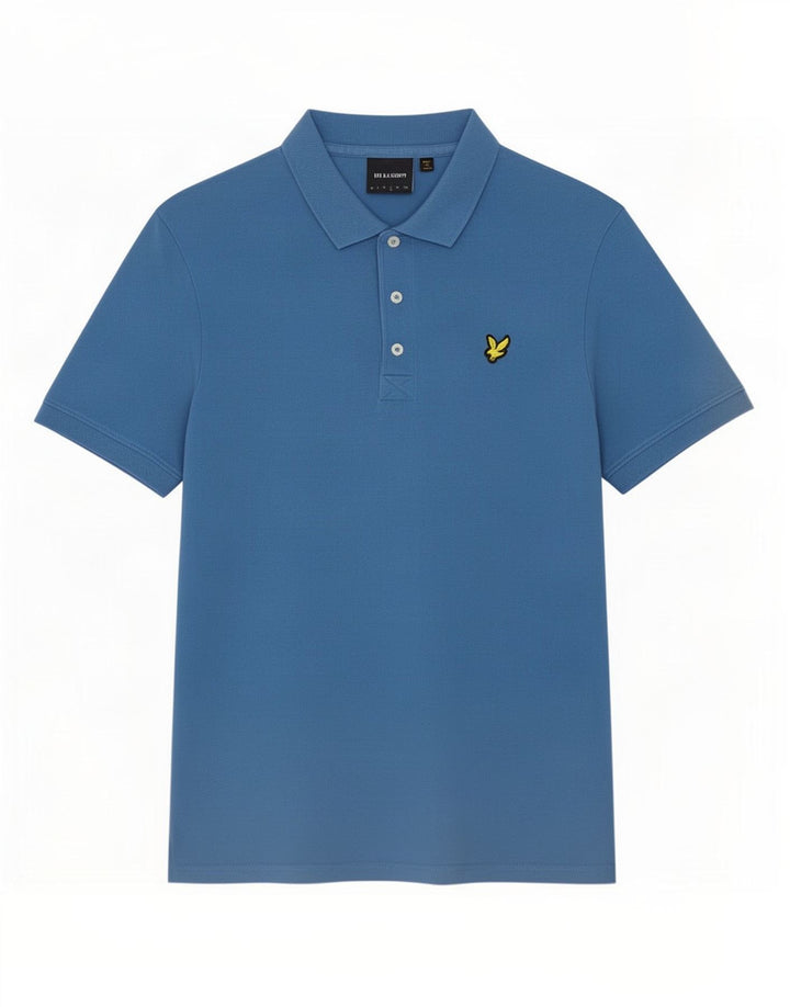 Męska koszulka polo Lyle & Scott, duża niebieska