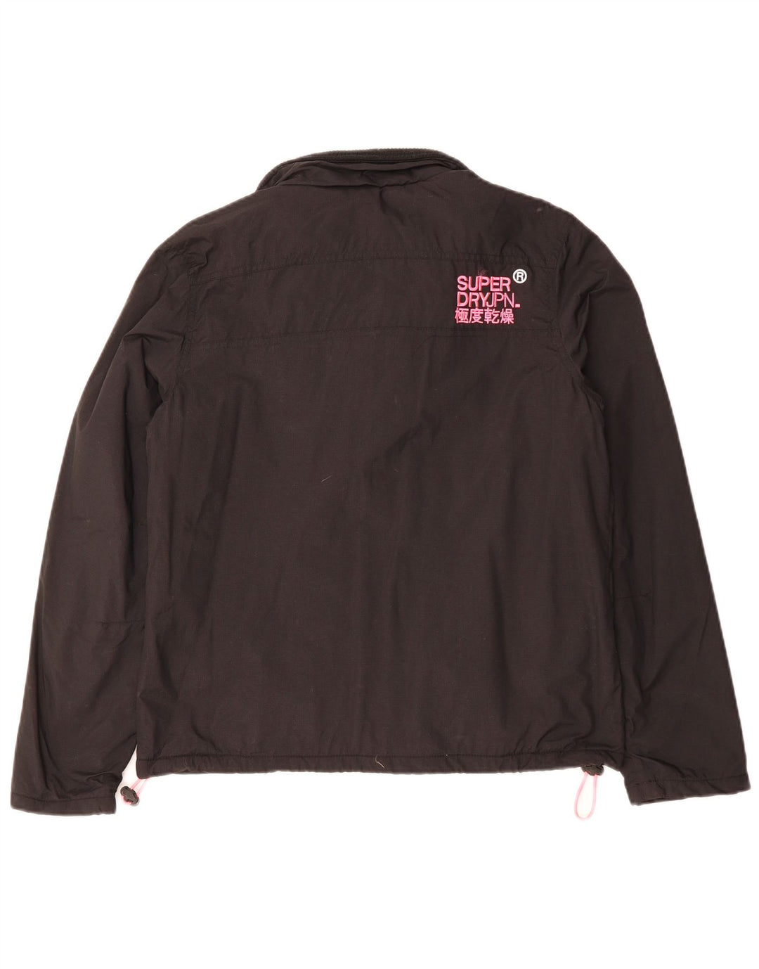 SUPERDRY Damska kurtka wiatrówka Windhiker UK 16, duża czarna