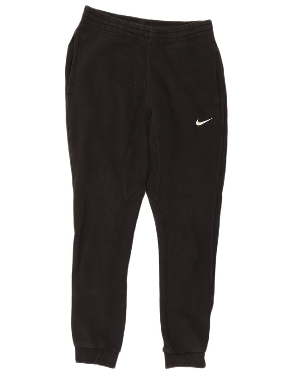 Męskie spodnie dresowe Nike, małe, czarne, bawełniane