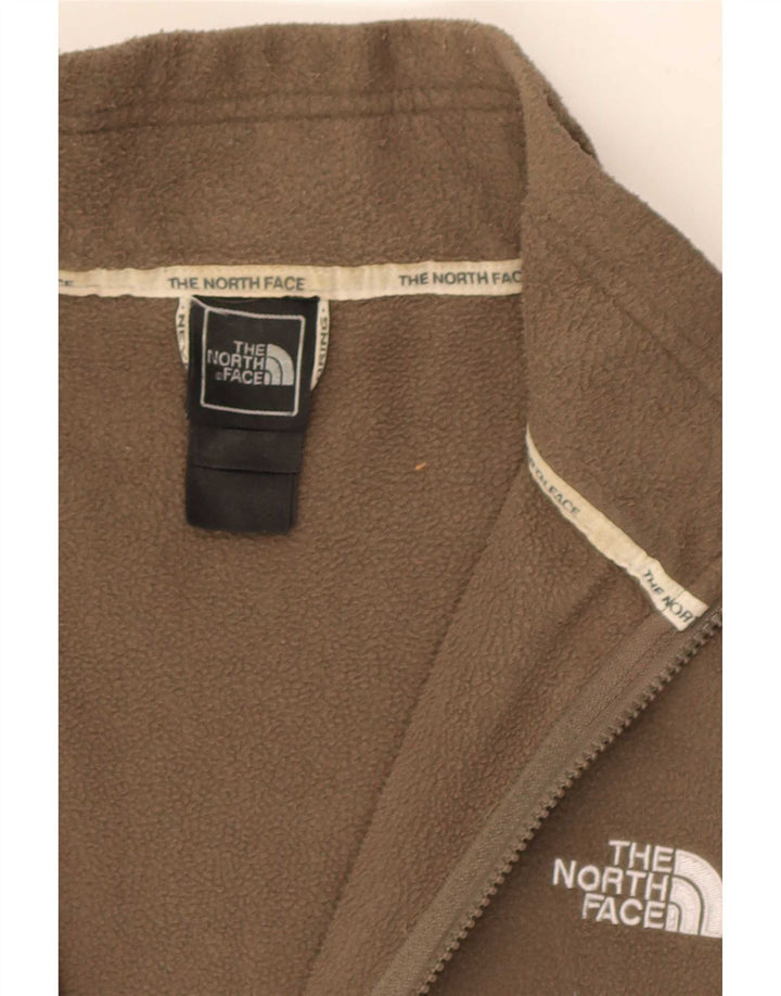 Damska kurtka polarowa The North Face UK 16, duża, brązowa