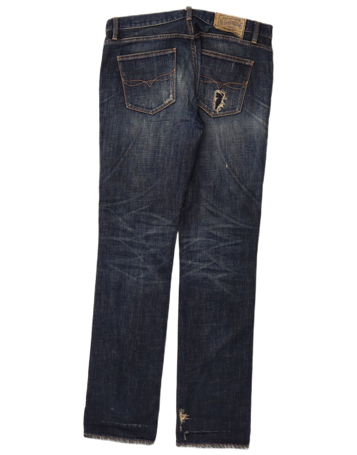 Damskie jeansy slim fit Ralph Lauren W30 L34 granatowe