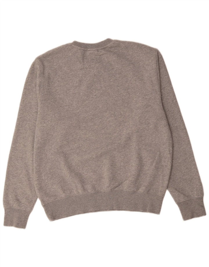 Męska bluza dresowa Nike, średnia, szara, bawełniana nakrapiana