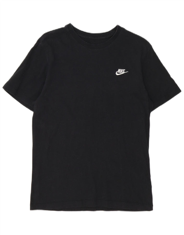 T-shirt męski Nike, mały, czarny, bawełniany