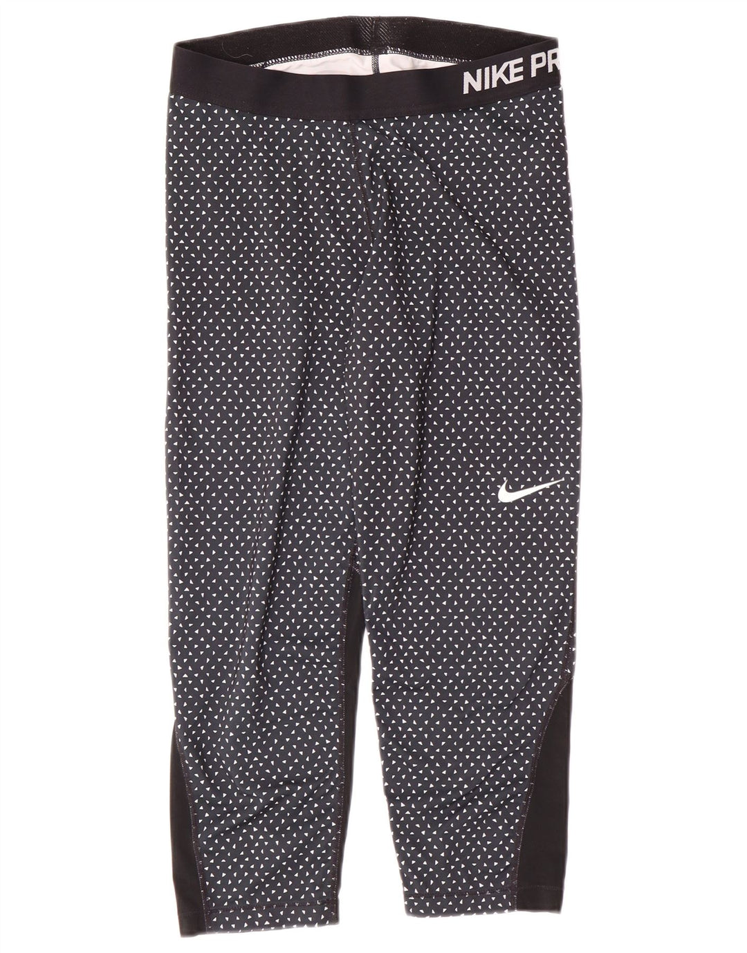 Damskie legginsy Nike Dri Fit Graphic UK 14, duże, granatowe, sportowe w cętki